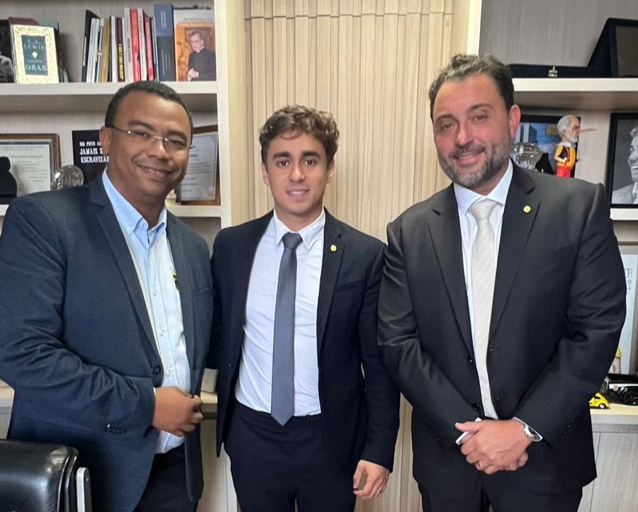 Secretário da Juventude de Teresina se reúne com deputado Nikolas Ferreira em Brasília