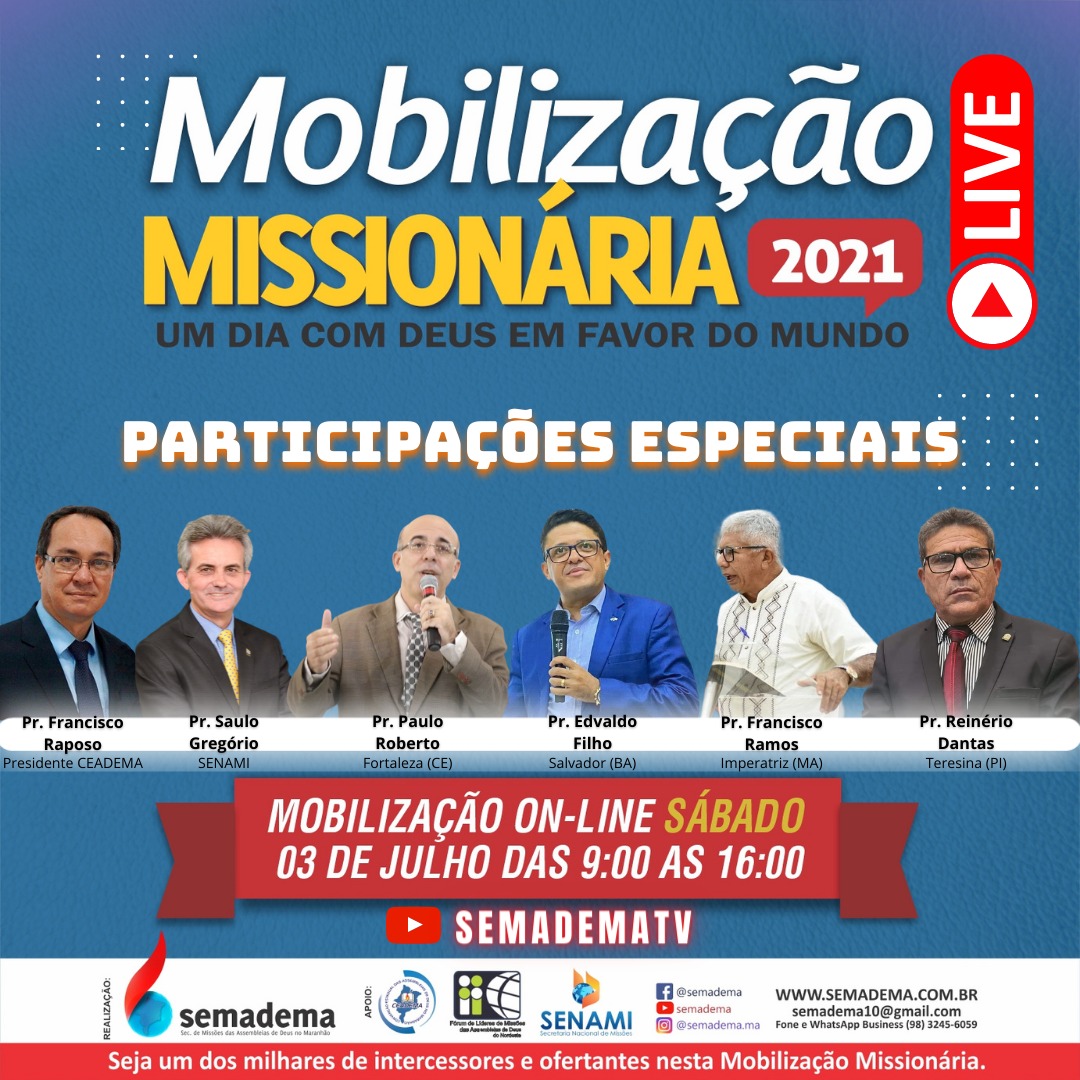 Mobilizao missionria SEMADEMA 2021